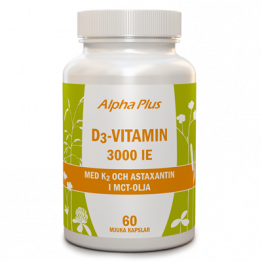Alpha Plus D3-vitamin 3000IE +K2 60kap