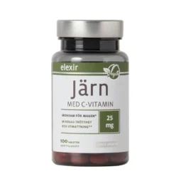 ElexirPharma Järn 25mg med C-vitamin 100tab