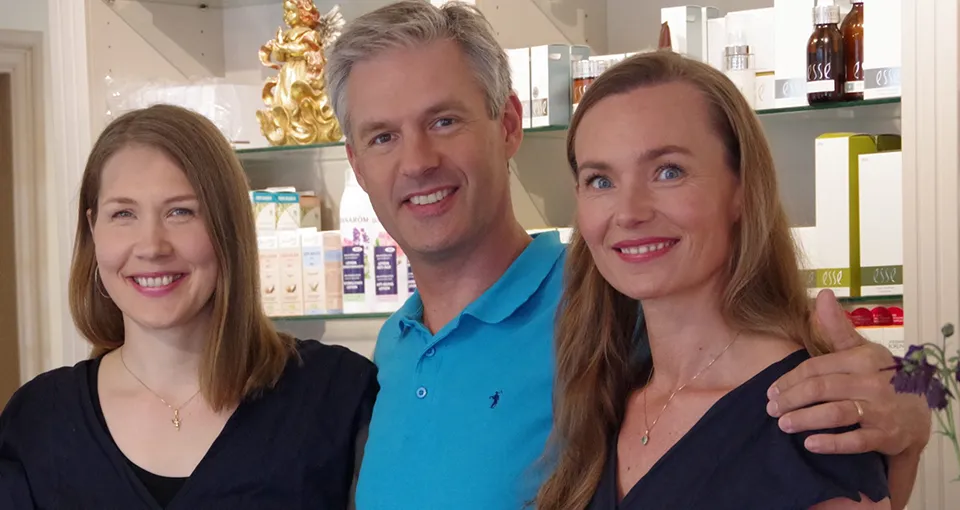Helene, Mats och Gabriella