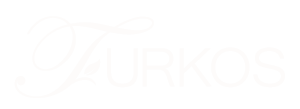 Turkos loggan vit